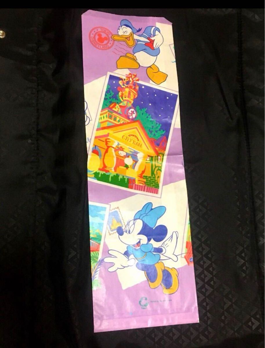 昭和レトロ レア 東京ディズニーランド 紙袋 ショッパー 大 ディズニー