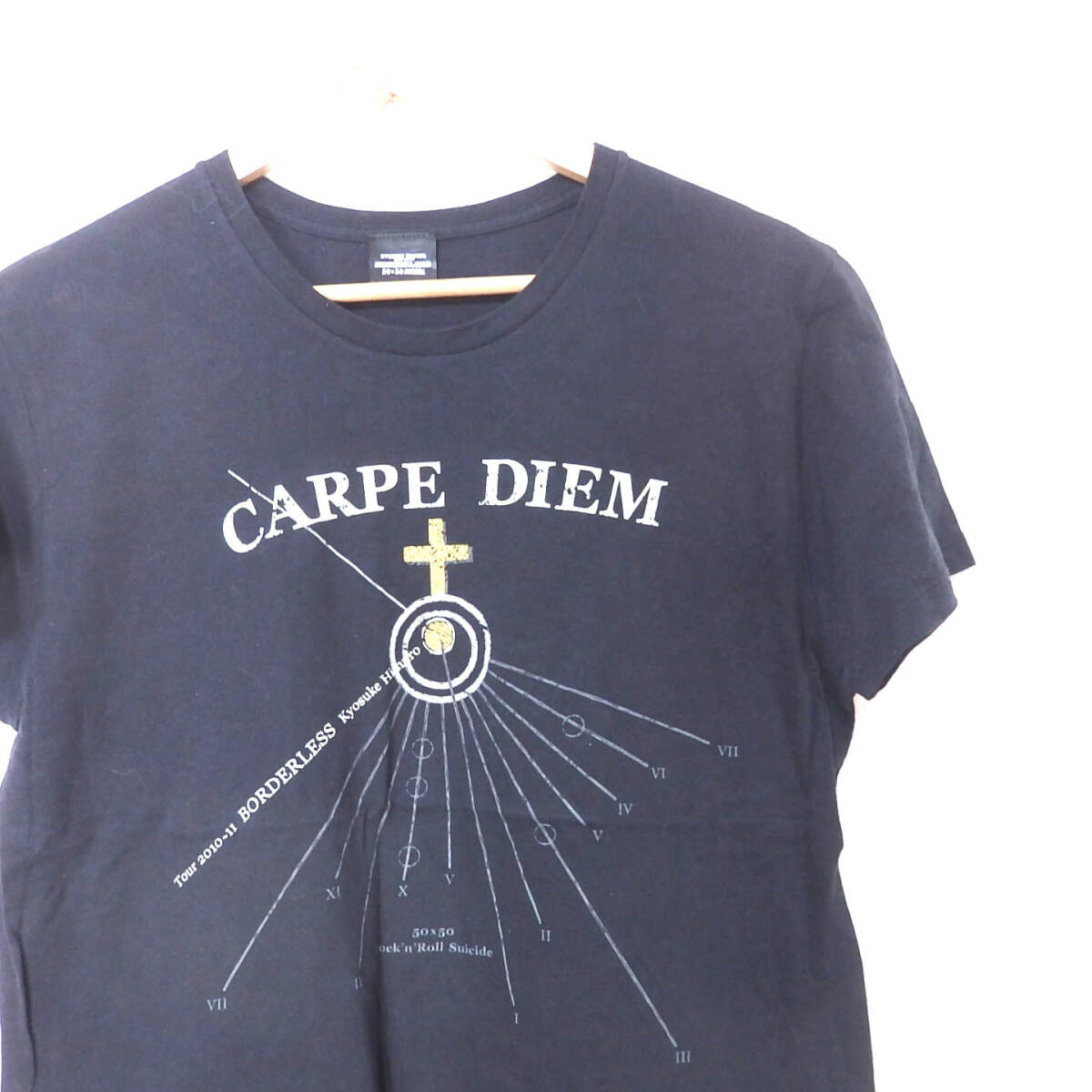 氷室京介TOURTシャツ/KYOSUKE HIMURO TOUR2010-11 BORDERLESS｜Yahoo