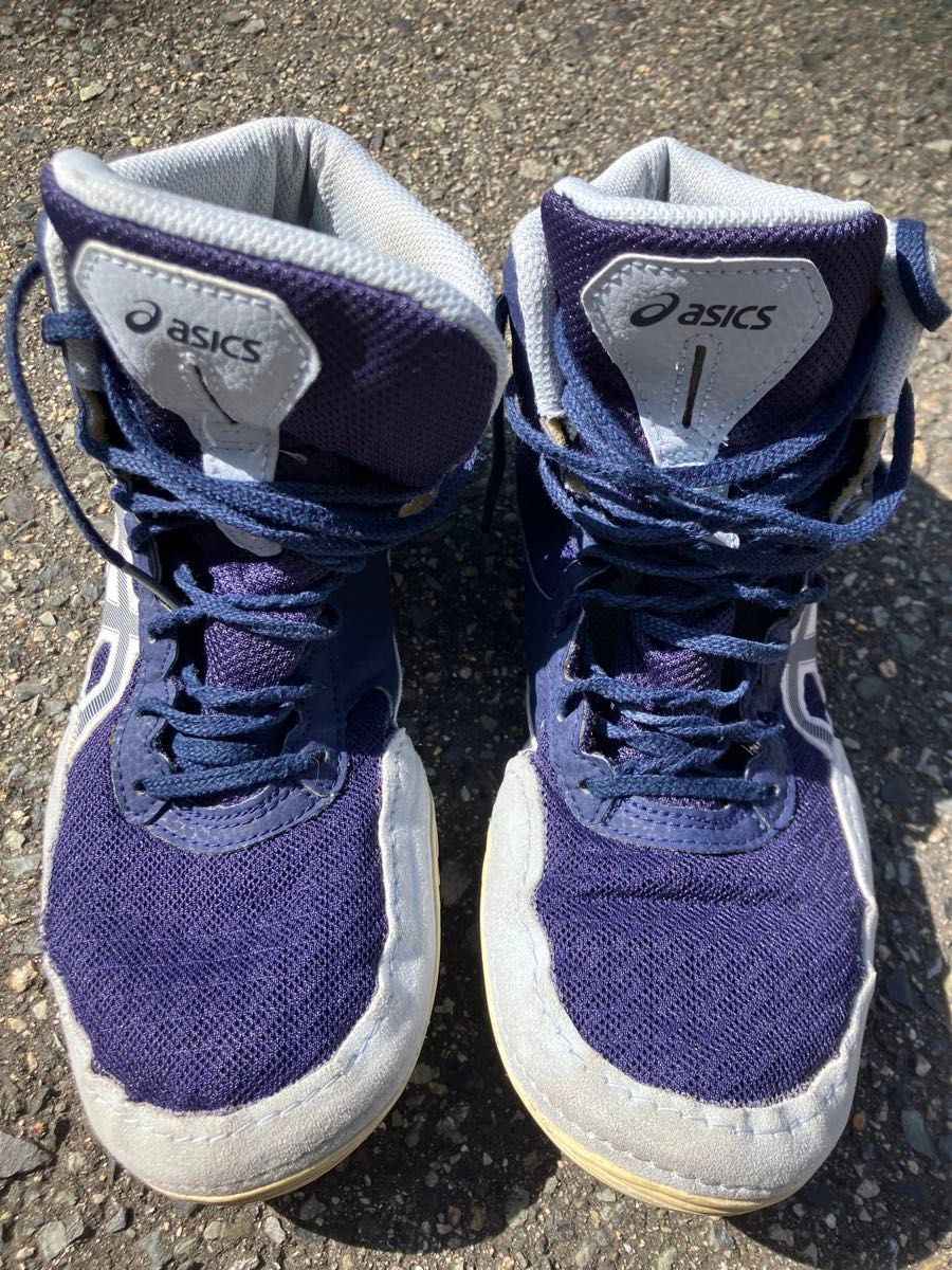 asicsアシックス旧オーダーレスリングシューズ 24.5センチ