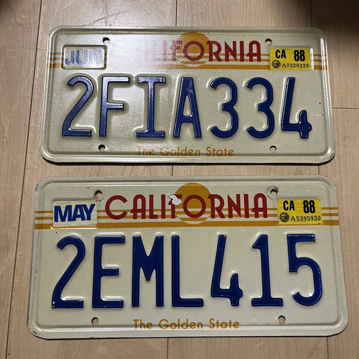 461ヴィンテージ アメリカカリフォルニアナンバープレートライセンス