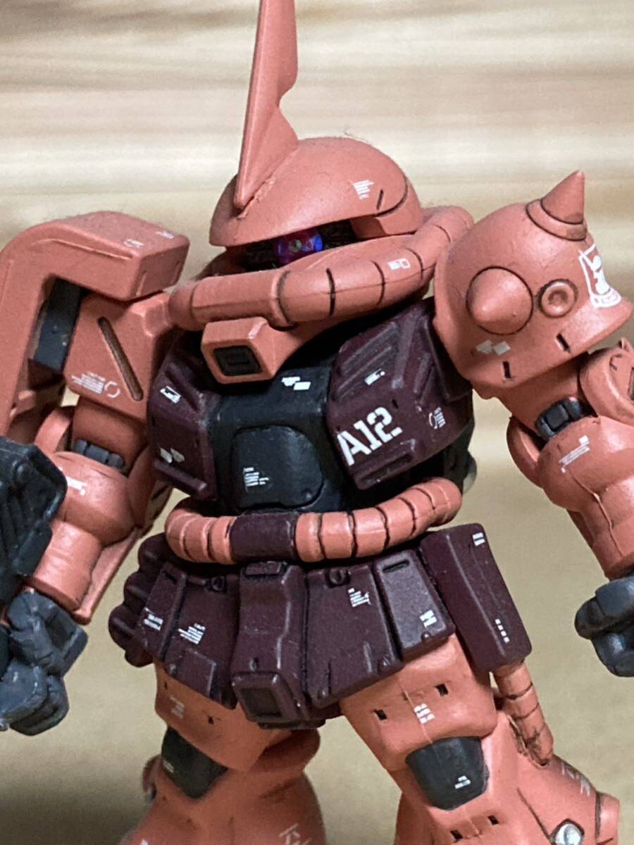 ガンダムコンバージ シャア専用 ザクⅠ 旧ザク リペイント