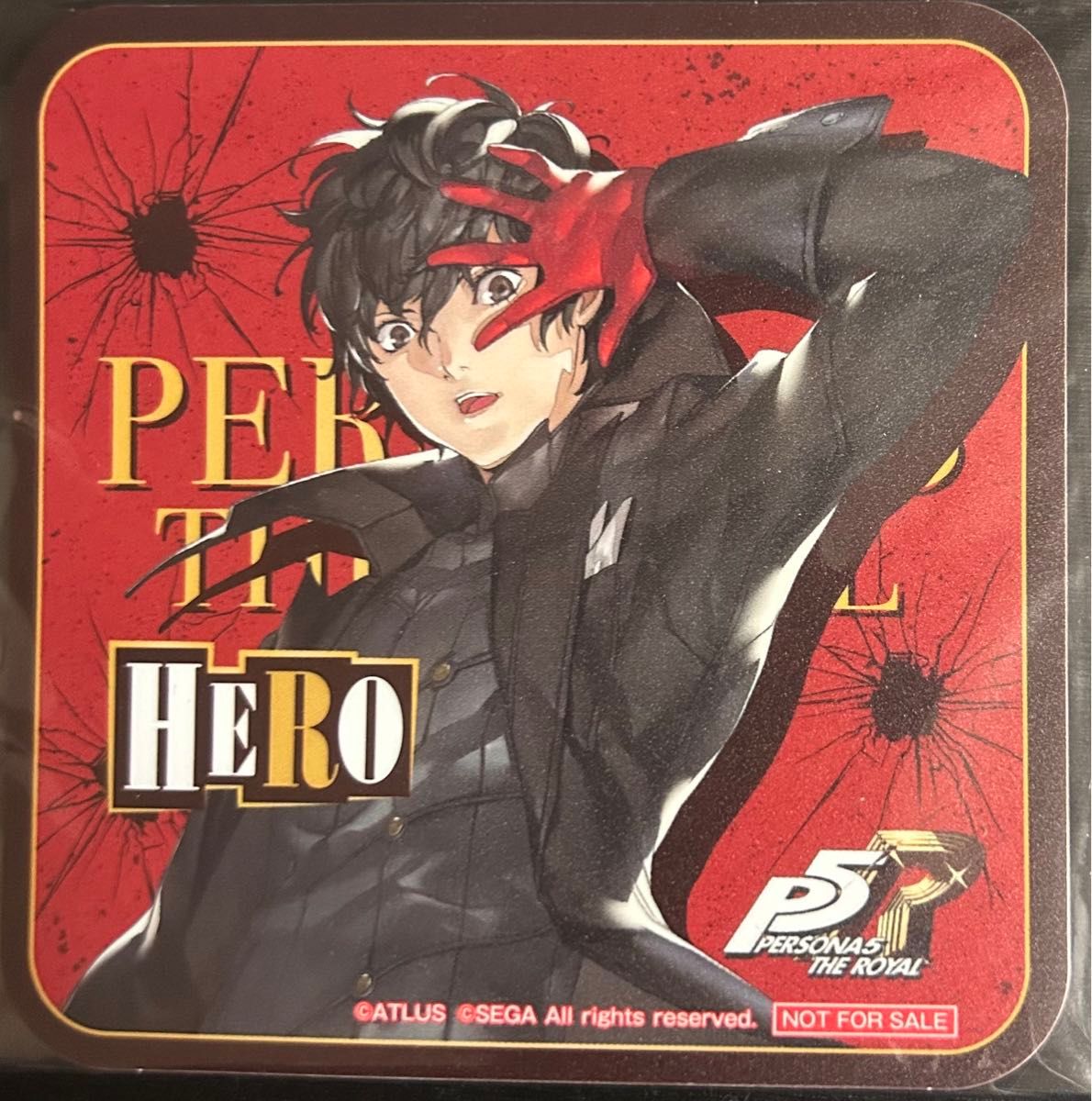 ペルソナ5 セガコラボカフェ ビジュアルカード 主人公 雨宮蓮 ペルソナ