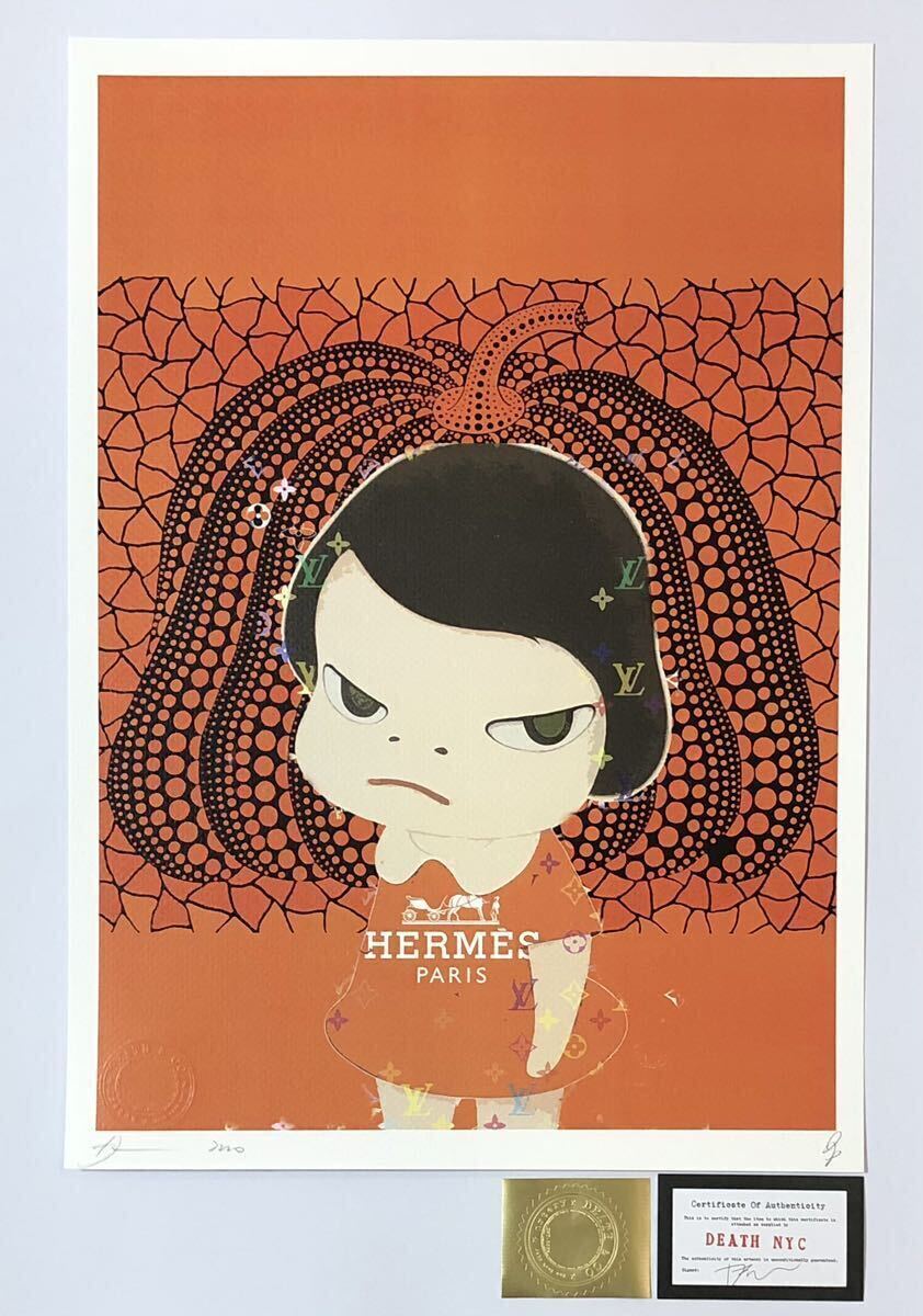 額込 世界限定100枚DEATH NYC アートポスター 現代アート 72 Yahoo