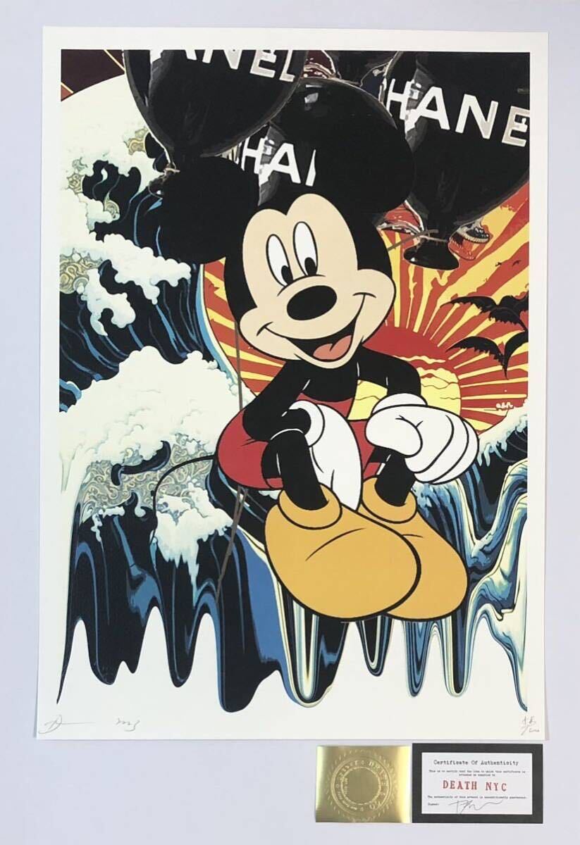 DEATH NYC 額付き 世界限定100枚 アートポスター マリリンモンロー