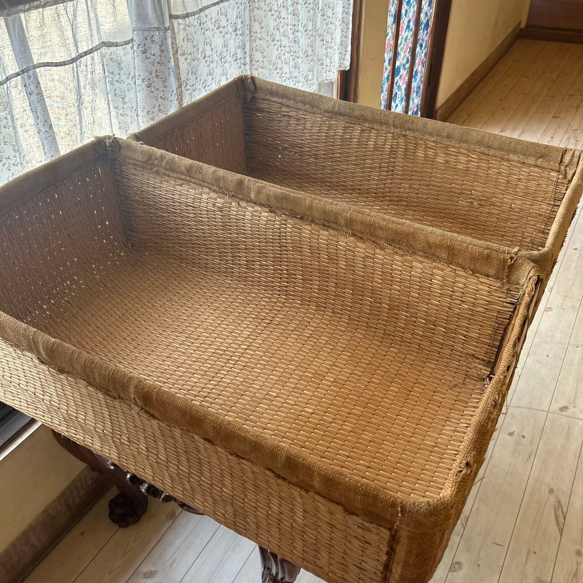 葛籠 つづら 収納 木 アンティーク 骨董 アンティーク 道具 古物 葛籠