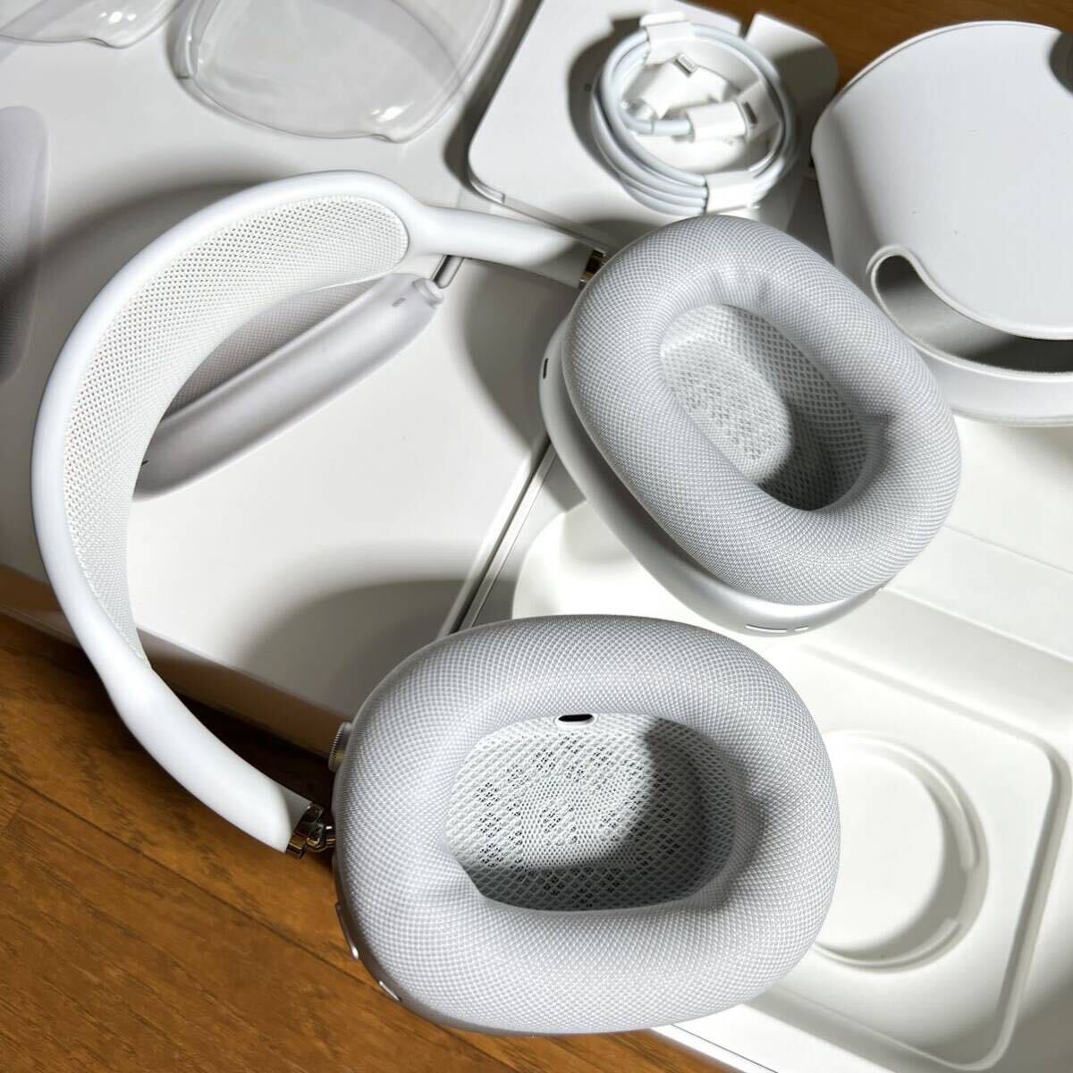 AirPods Max シルバー Apple Care保証あり Apple Care保証内】AirPods