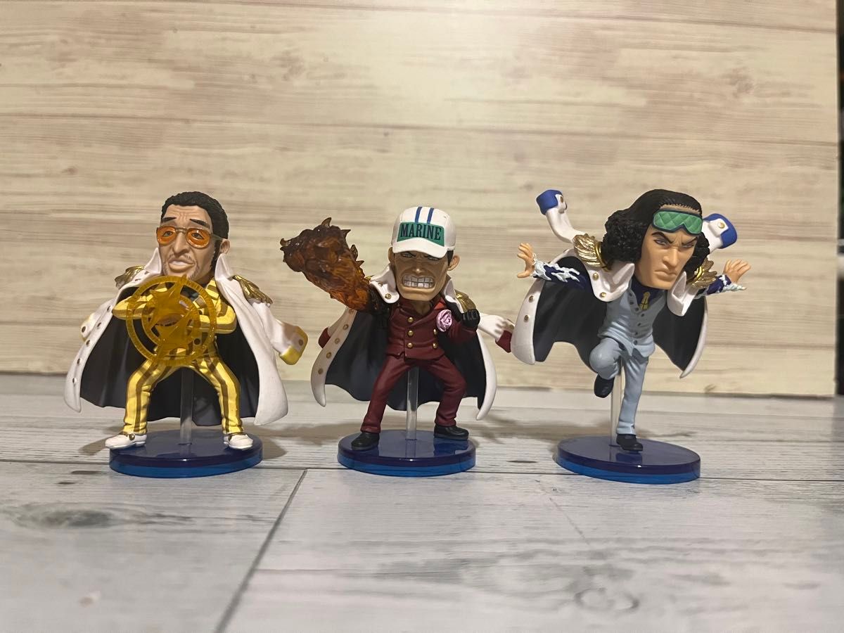 ONE PIECE 海軍三大将 赤犬 青雉 黄猿 セット フィギュア フィギュ