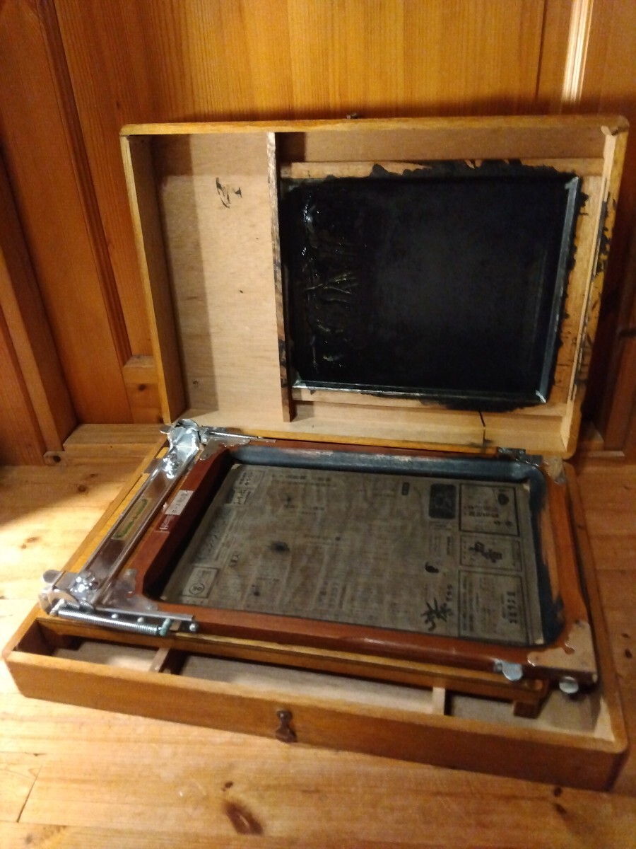 Yahoo!オークション - 昭和レトロな謄写版/ガリ版印刷機/ホース謄写版