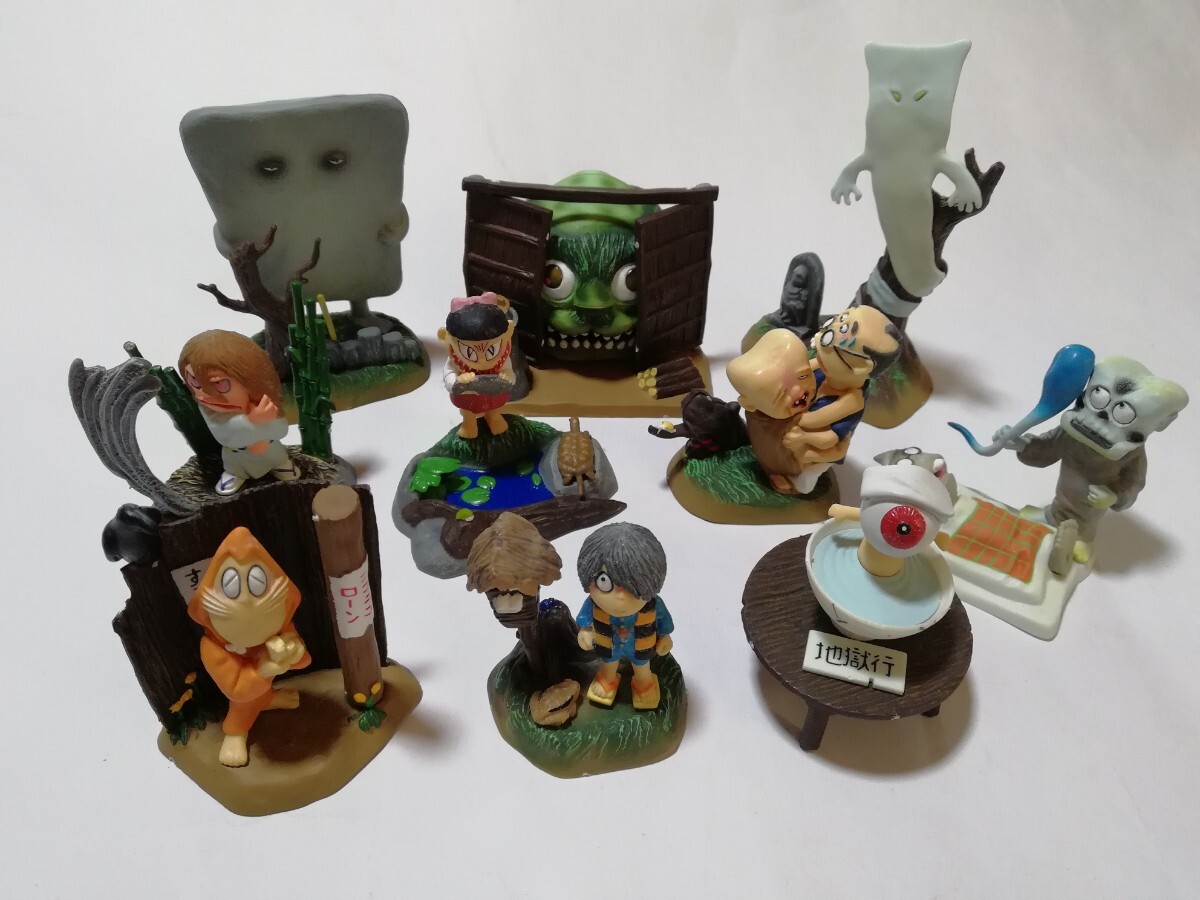 Yahoo!オークション - 食玩/ゲゲゲのしげる 妖怪絵巻 彩色情景フィギュ