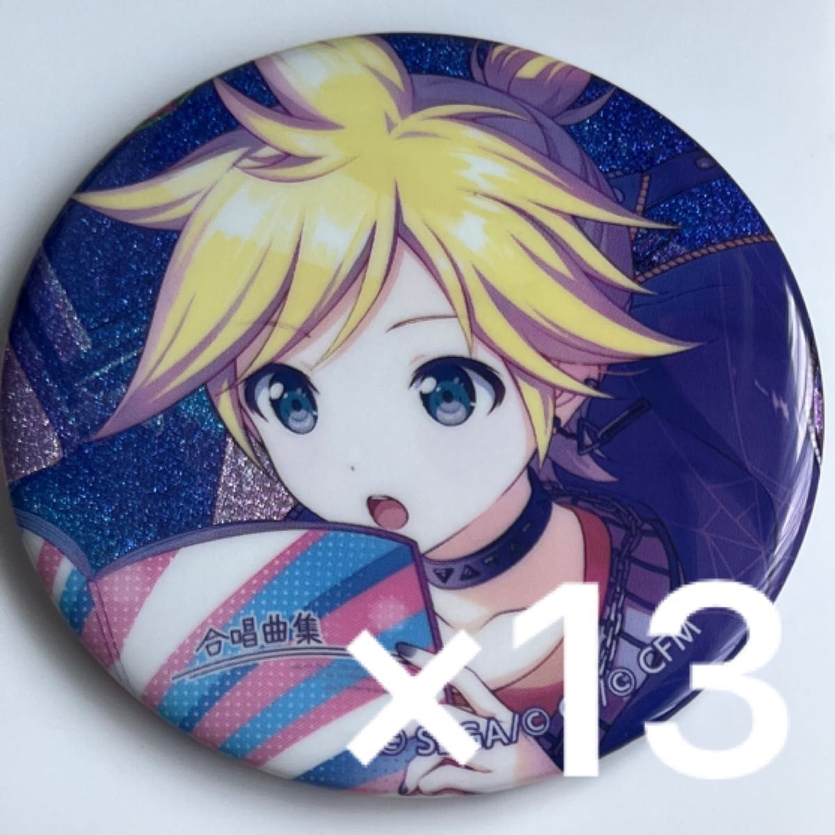 プロセカ 22A グリ缶 缶バッジ 鏡音レン 予約商品】グリッター缶バッジ