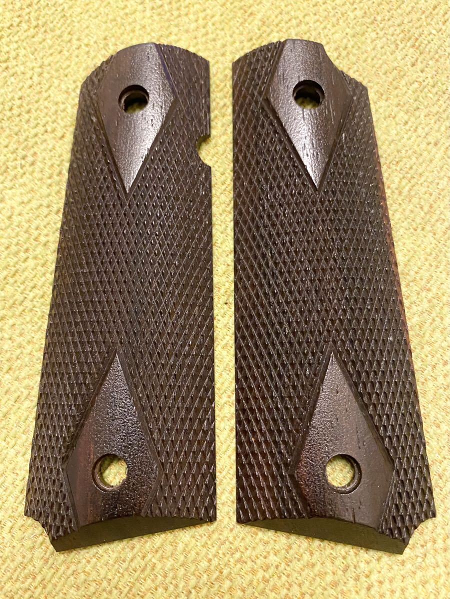 Yahoo!オークション - キムアーレンズ 木製グリップ ガバメント 1911