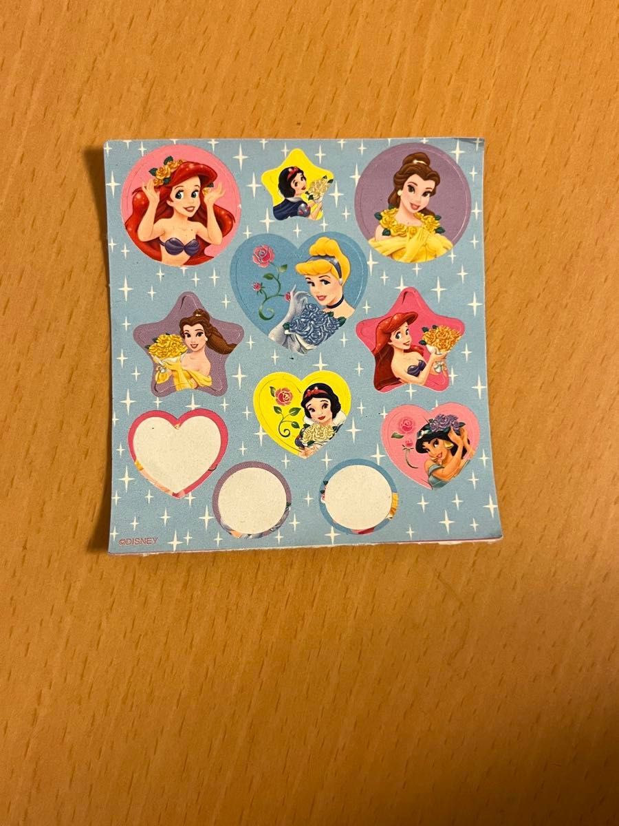 ディズニー プリンセスマリー ミスバニー ミラー メモ帳 シール セット