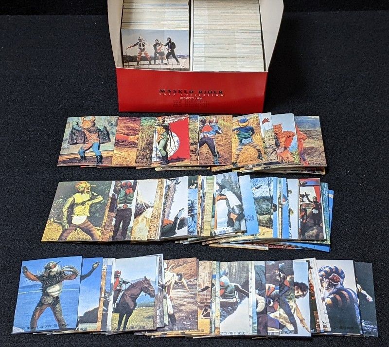 昭和】カルビー 仮面ライダーカード64枚とアルバム5冊 昭和】カルビー