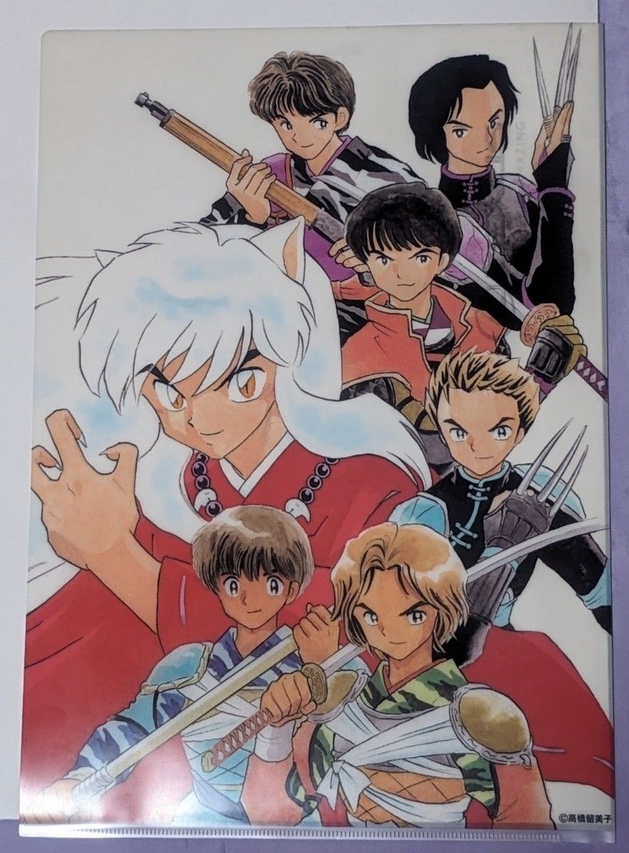 V6 CHANGE THE WORLD アニメ 犬夜叉 クリアファイル シール セット売り