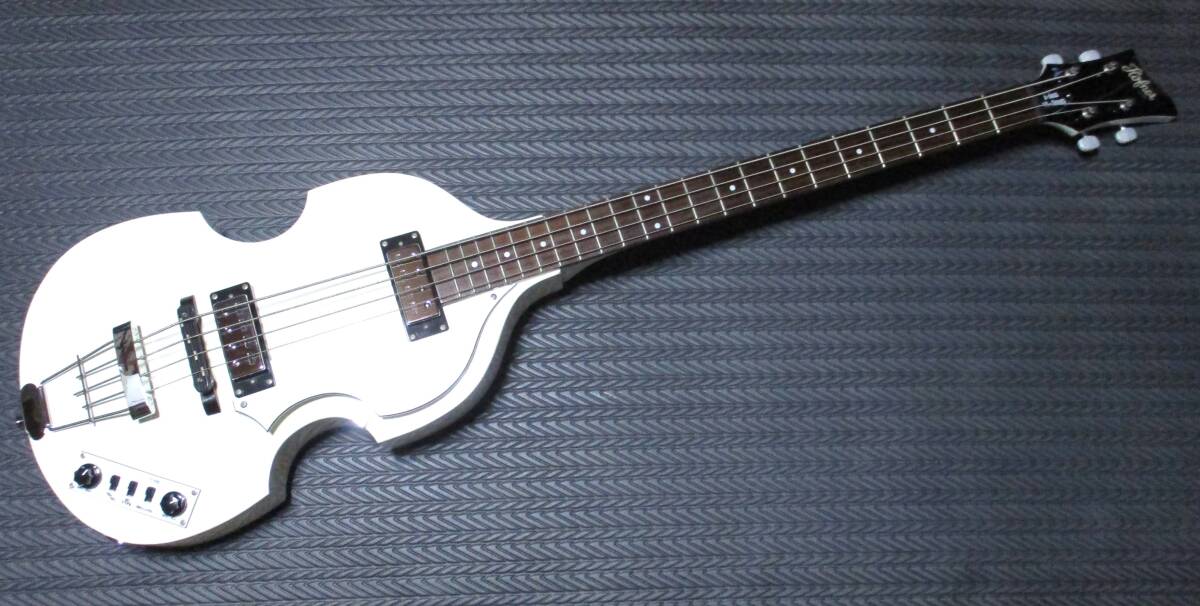 Hofner ヘフナー バイオリンベース 白 B-BASS HI-SERIES 世界限定200本