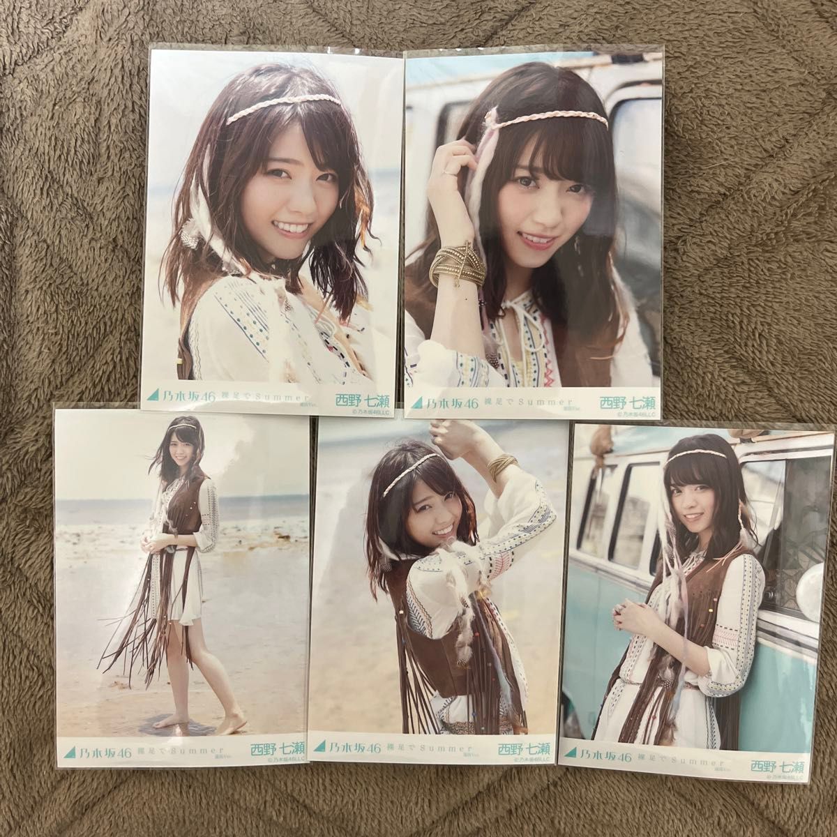 乃木坂46 西野七瀬 裸足でsummer 生写真 コンプ