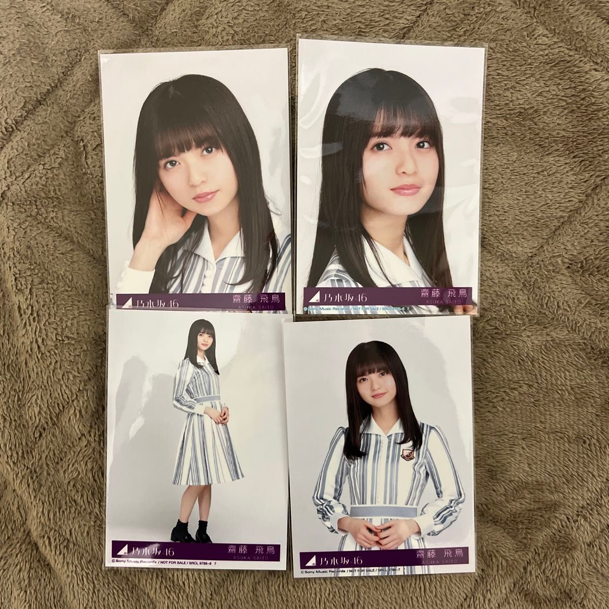 乃木坂46 齋藤飛鳥 WEB SHOP限定 26th制服 生写真 3種コンプ 検)月別