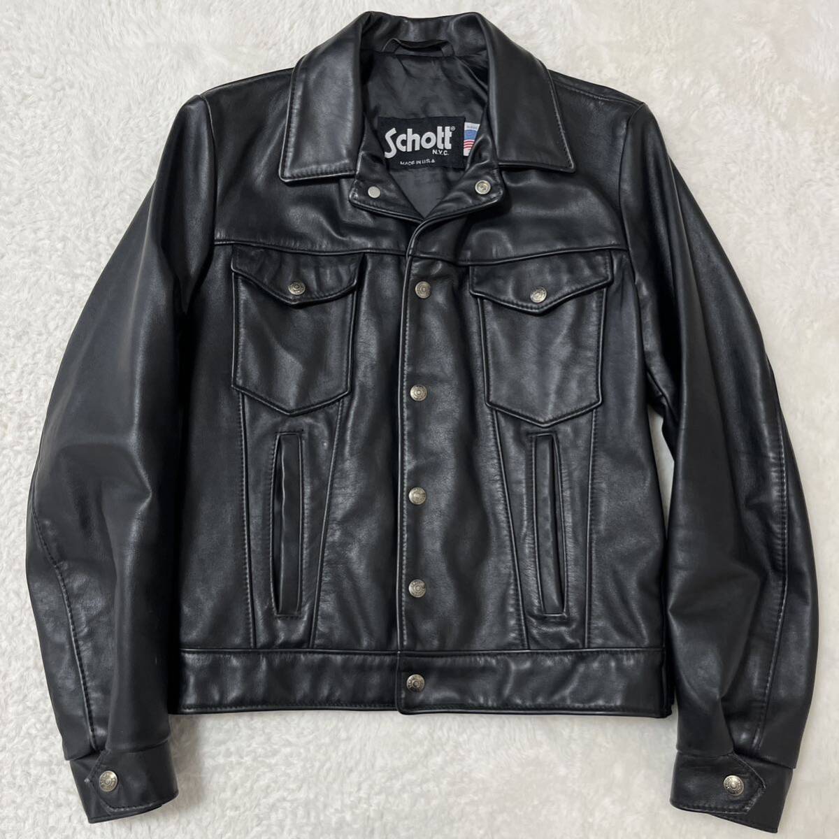 USA製Schott36レザージャケット トラッカージャケット 850SP本革