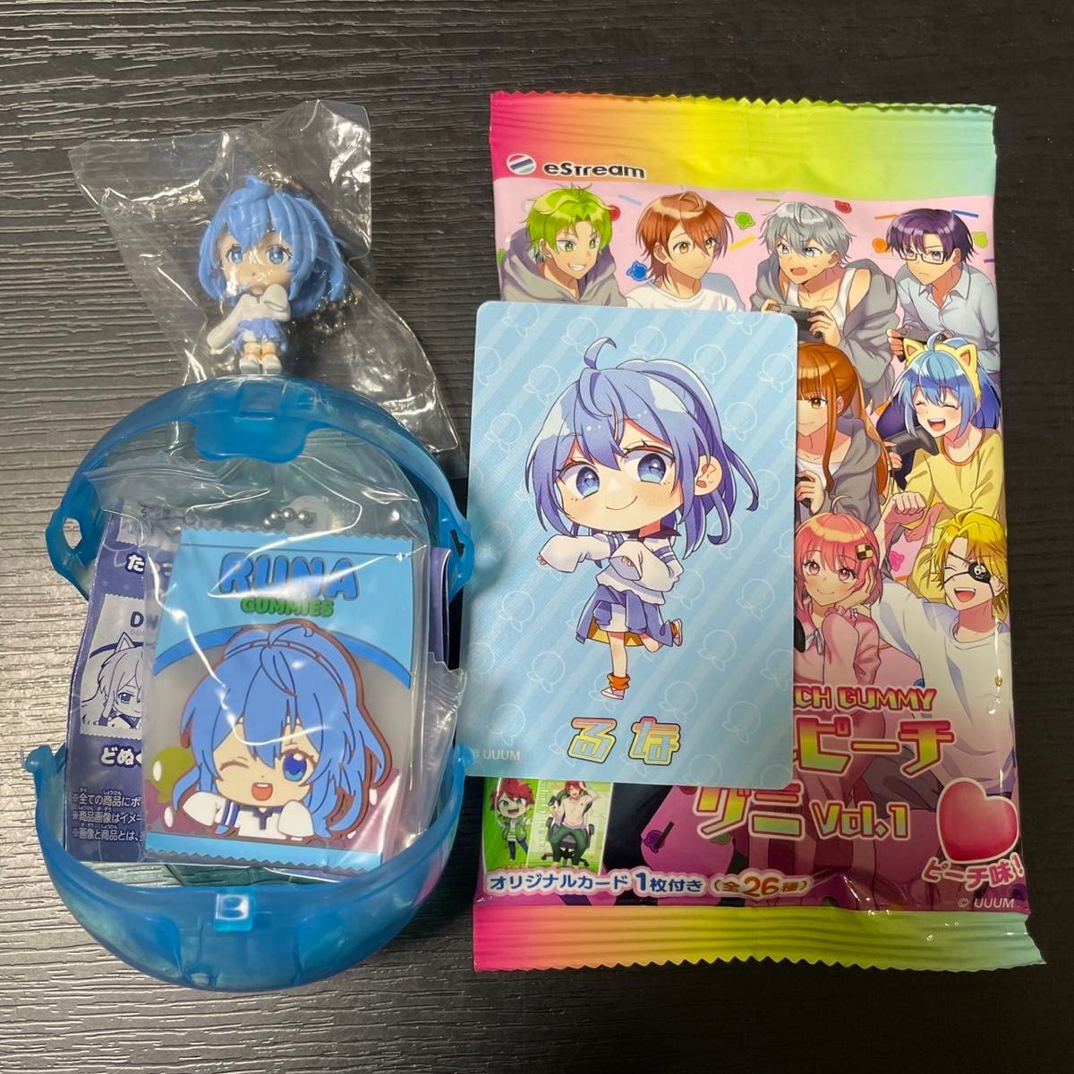 からぴち うり ガチャガチャ ラバスト26個 カラフルピーチ からぴち る