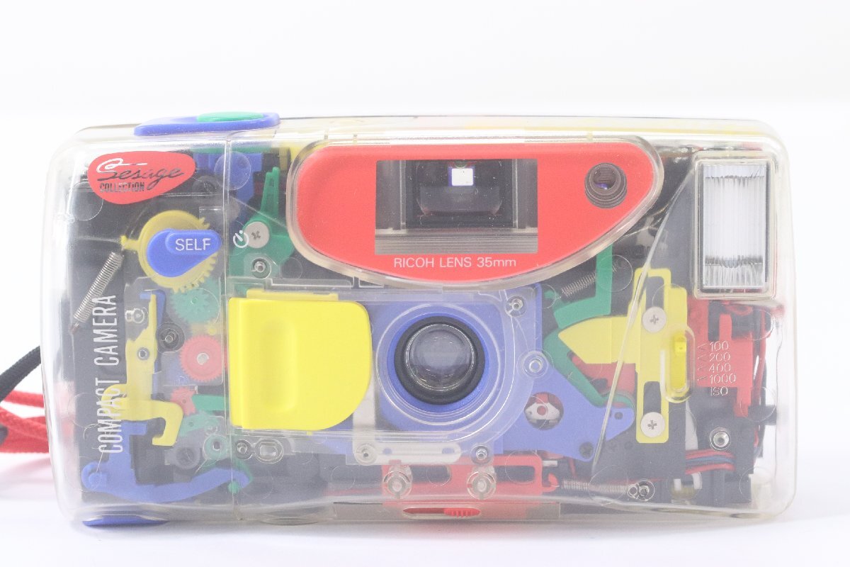 バンダイ リコー フィルムカメラ マイクリスタル スケルトンカメラ