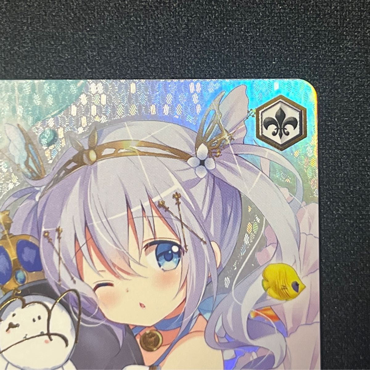 ヴァイスシュヴァルツ不思議の国チノSSP サイン箔押し