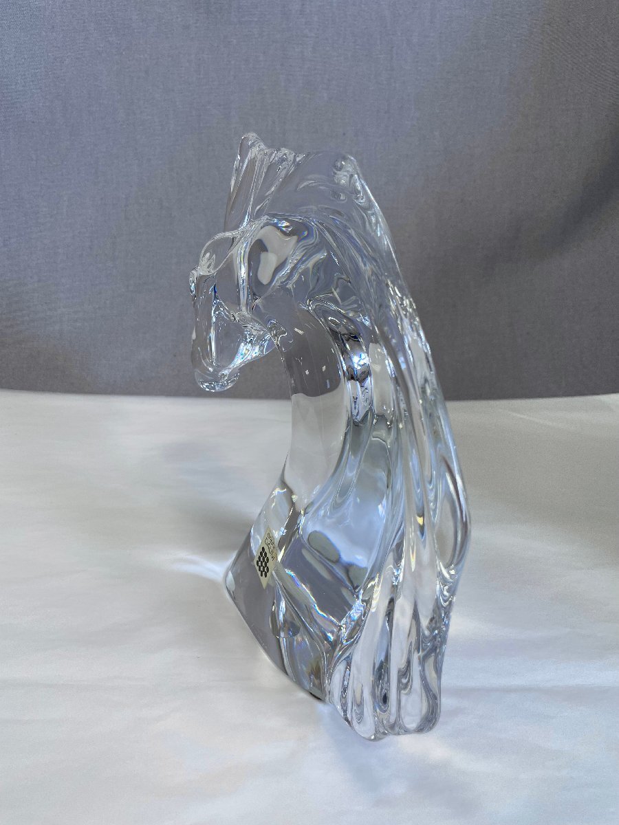 美品 Daum France ドーム フランス クリスタルガラス 馬 Yahoo