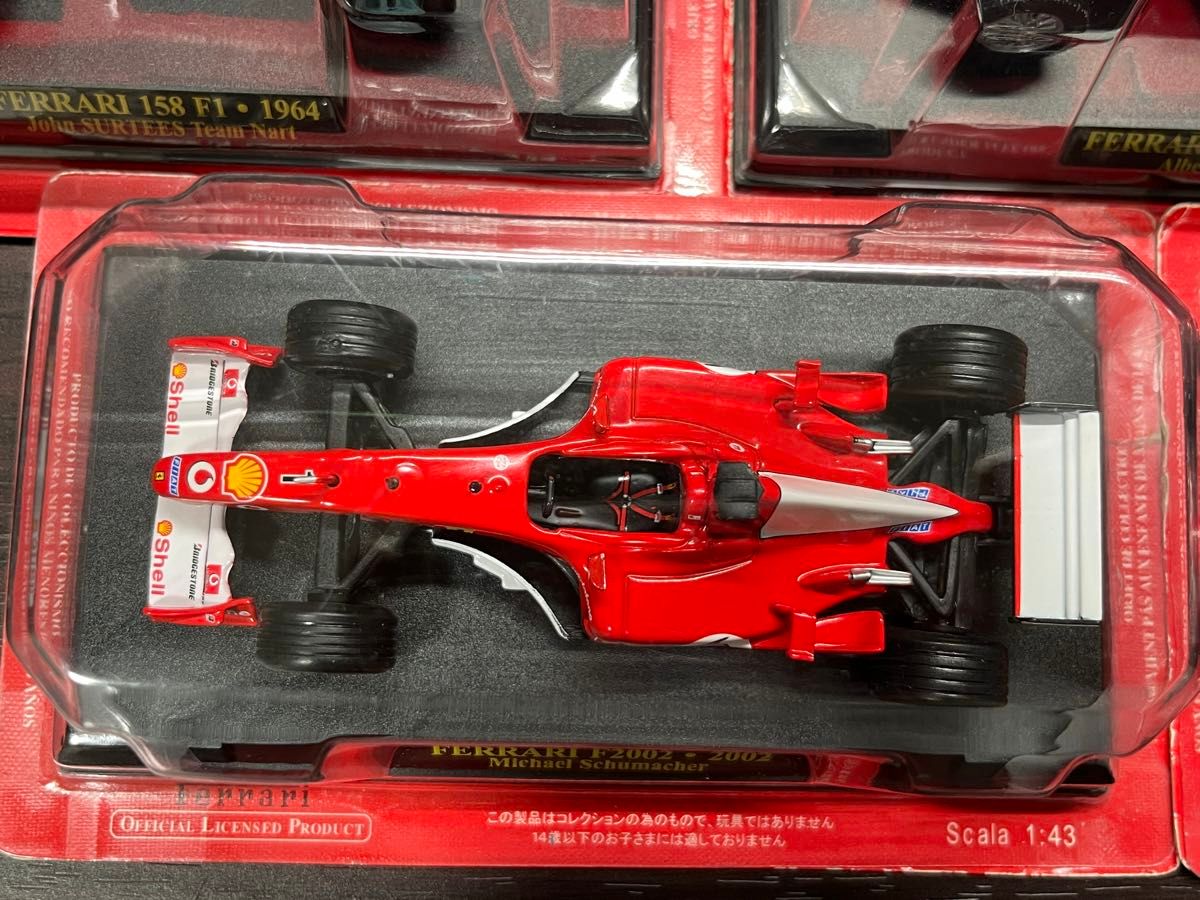 1/43 アシェット 公式 フェラーリ F1 &Racing f1コレクション 5個