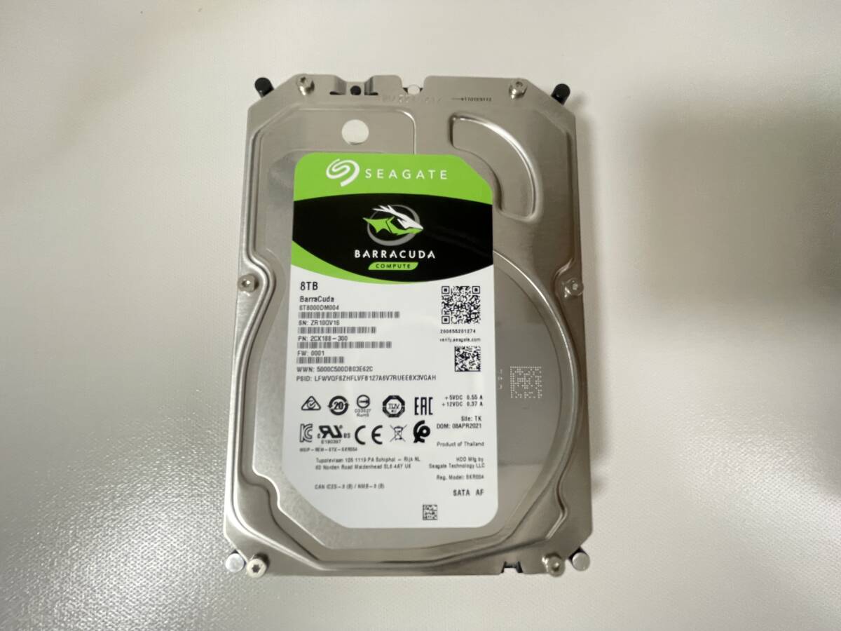 内蔵型ハードディスクドライブ [S-TN 2518] HDD Seagate BARRADUCA 8TB