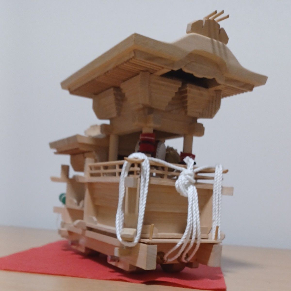 ミニだんじり木製だんじり手作りだんじり