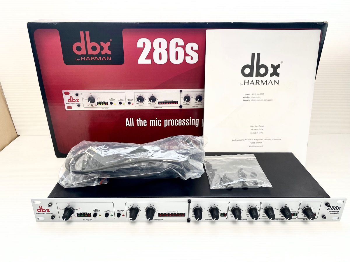 dbx 286s マイクプリアンプ コンプレッサー