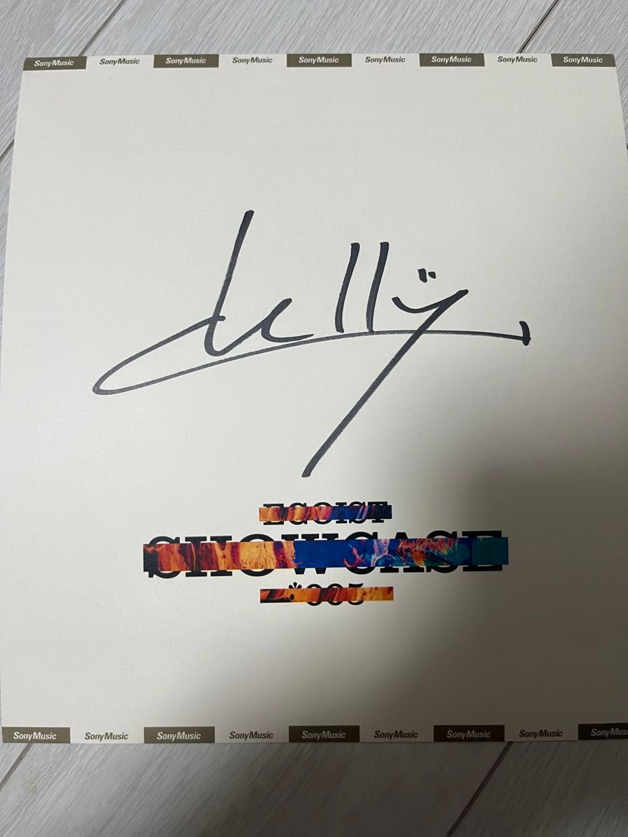 EGOIST CHELLY 直筆サイン入り色紙