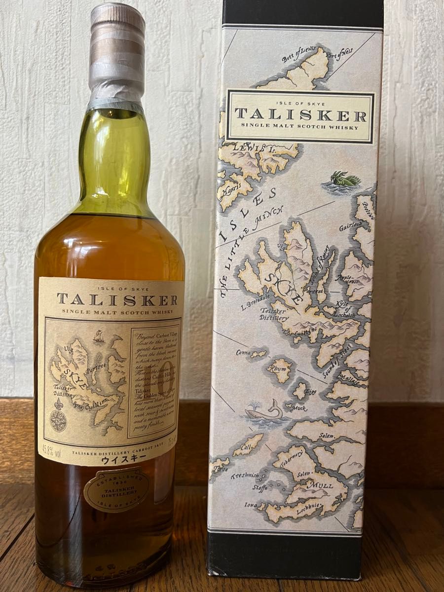 TALISKER モルトウイスキー 750ml 45.8% センターマップ 値下