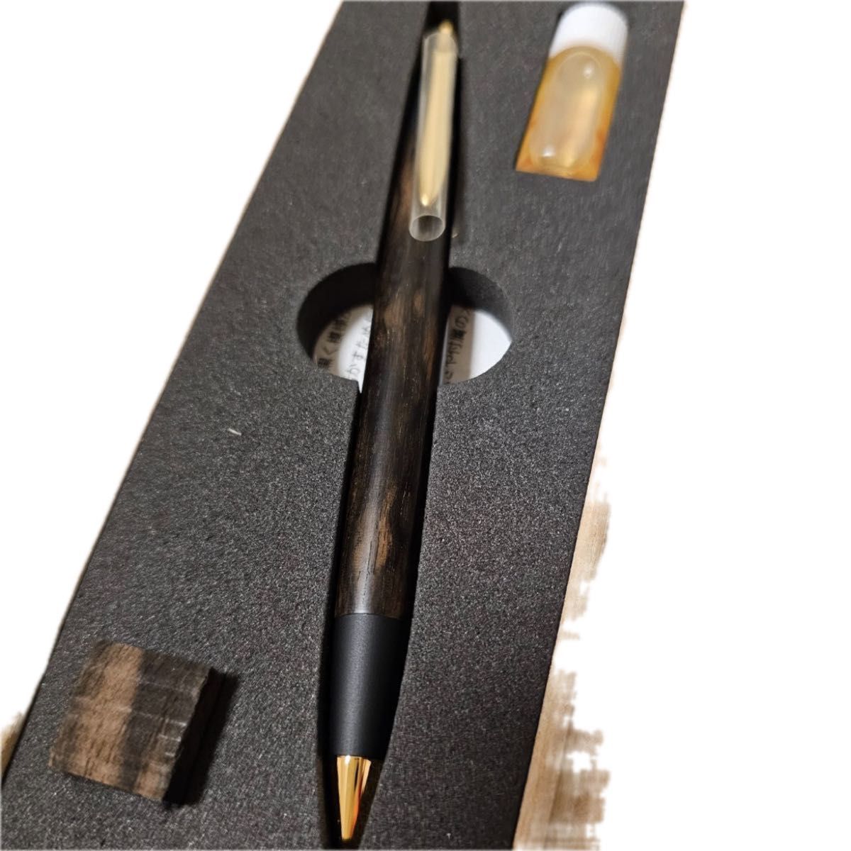野原工芸 シャープペンシル 特上黒柿 ネオブラック金具 新品未使用 特