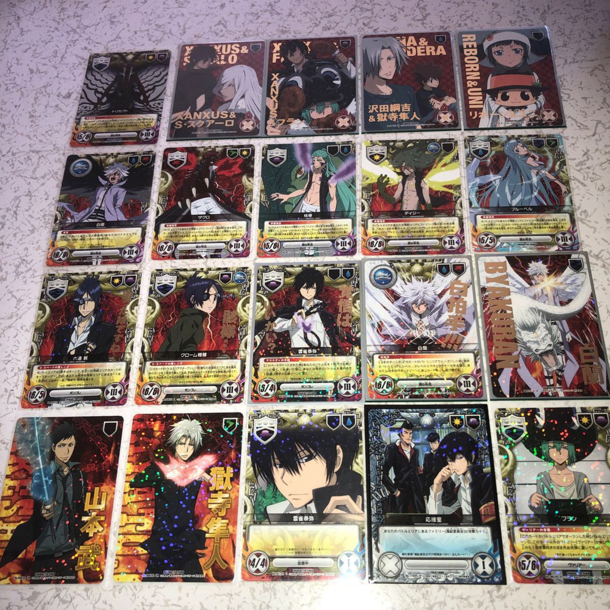 家庭教師ヒットマンreborn! CCG カード まとめ売り ファイル付き