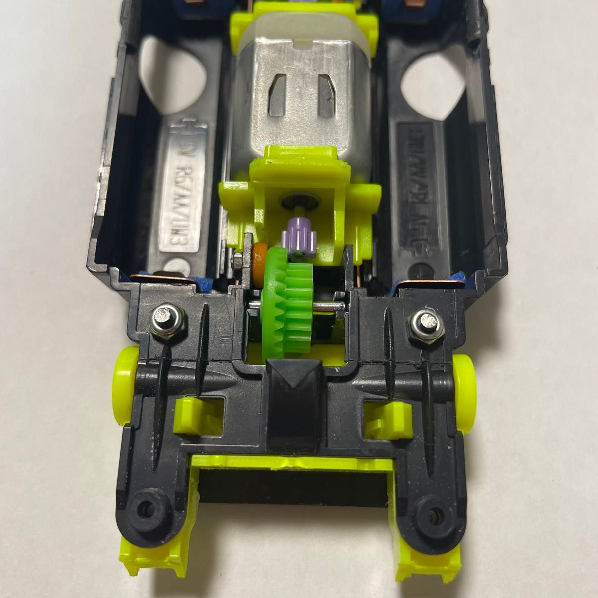 ミニ四駆 MSフレキ 減衰ゴム カーボンステ イエロユニット POMトルク