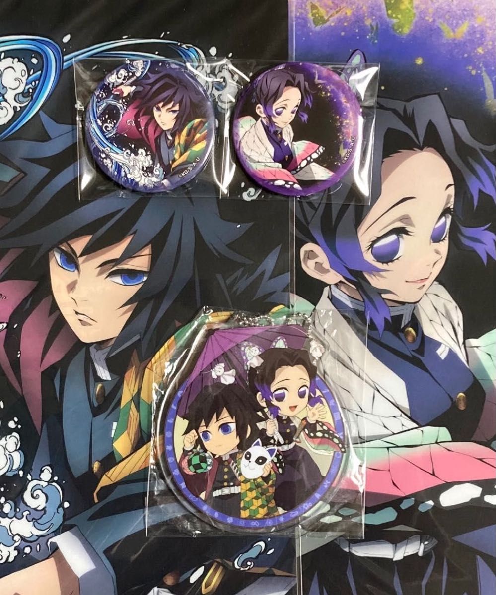 鬼滅の刃 冨岡義勇 胡蝶しのぶ 全集中展 クリアファイル ランダム 缶