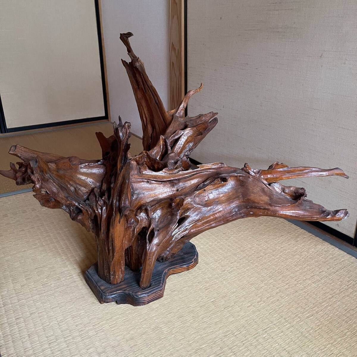 天然木 木の根 オブジェ 骨董品