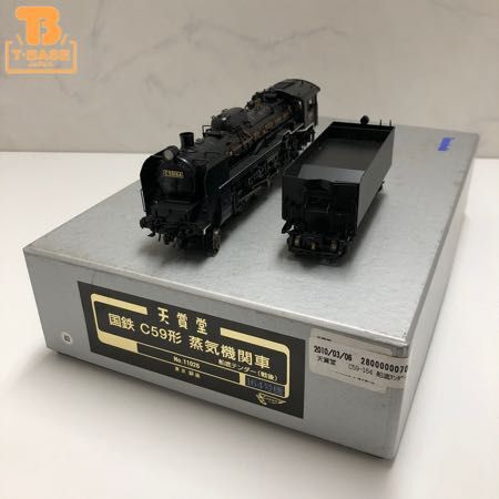 天賞堂 国鉄 C59形 蒸気機関車 HOゲージ №487 東京 銀座 箱付き 天賞堂