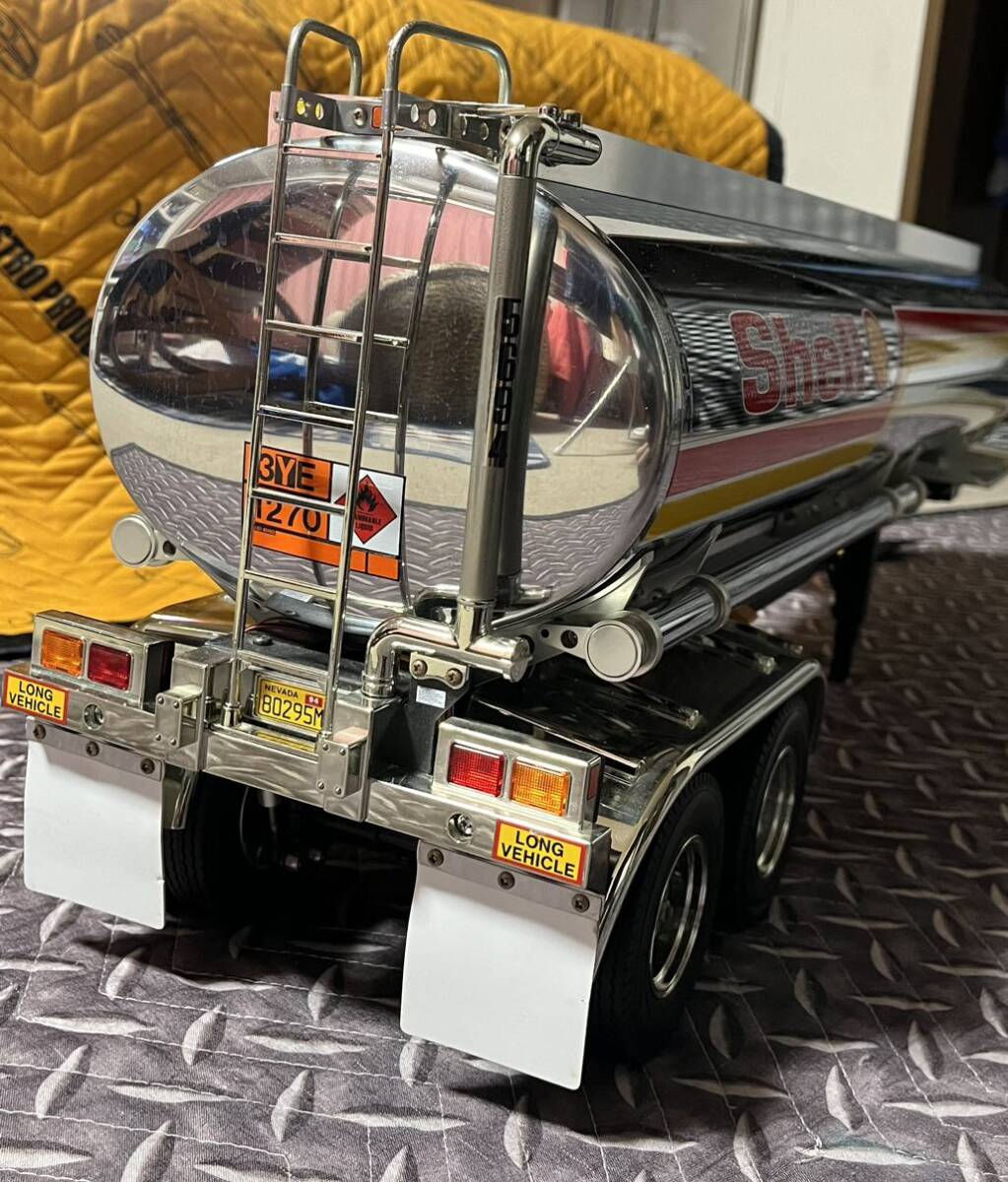 タミヤ 1/14 RC トレーラー用 フューエルタンク オートサポートレッグ