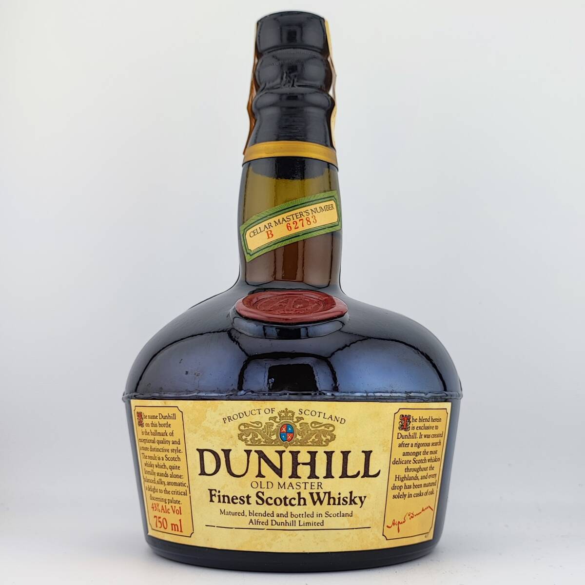 dunhill Old Master ウイスキー750ml 43%Alc dunhill ダンヒル finest