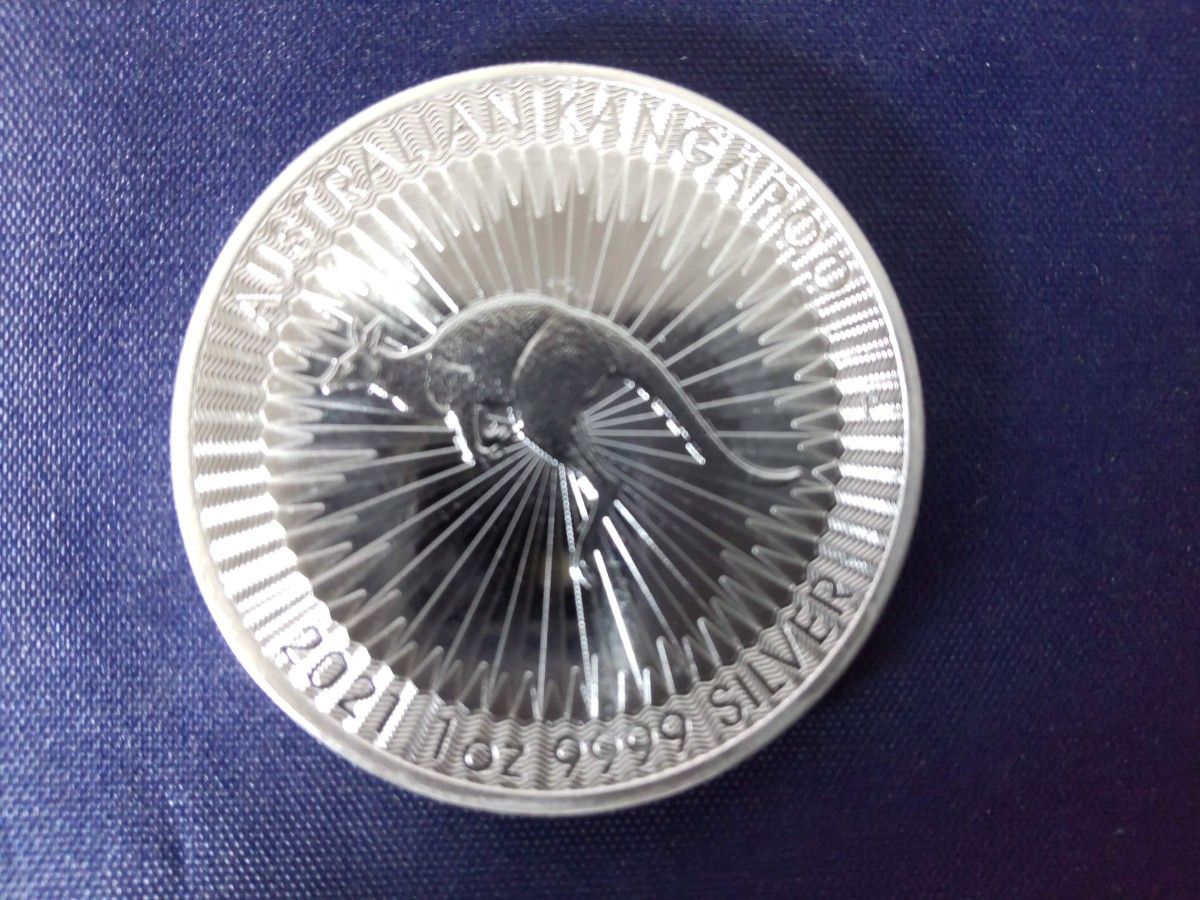 カンガルー銀貨 1オンス 銀貨 5枚セット（クリアケース付 2021