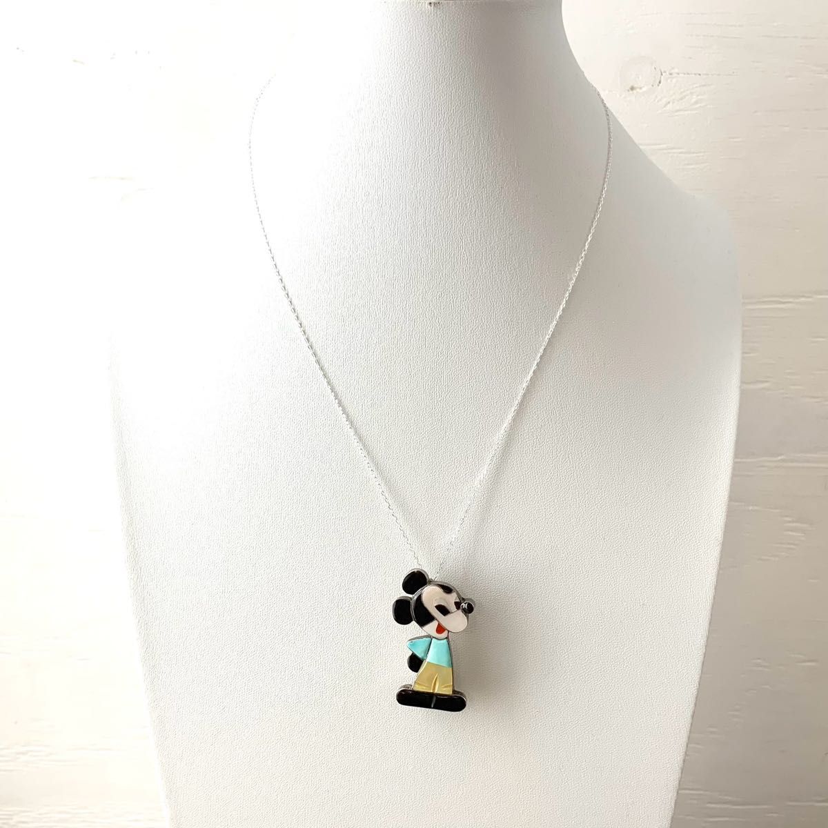 希少 Zuni ズニ族 ミッキーマウス Mickey インディアンジュエリー