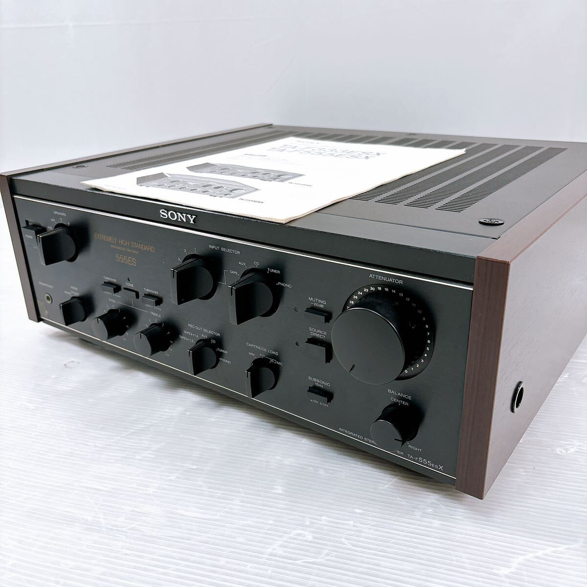 Yahoo!オークション - 【極美品】SONY ソニー プリメインアンプ TA-F55