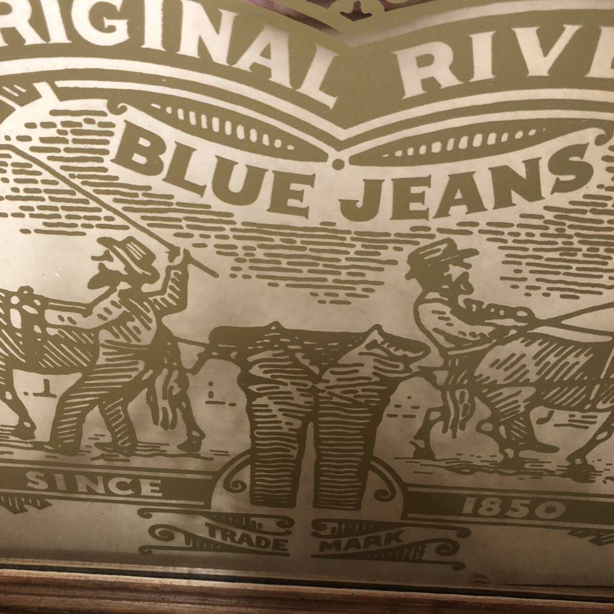 ビンテージ Levi's リーバイス 501XX 大戦 ジーンズ デニム 什器 看板