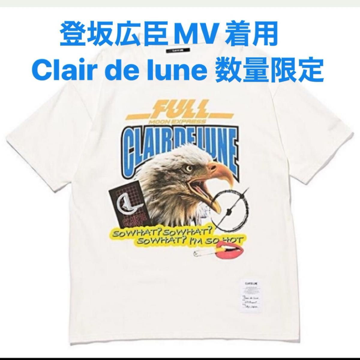新品未使用】Clair de lune Tシャツ 登坂広臣 OMI MV着用デザイン