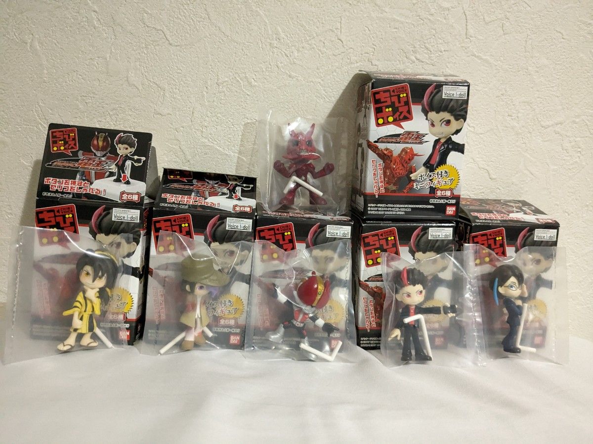仮面ライダー電王まとめ売りソフビちびボイス装着変身フィギュアマスコレ