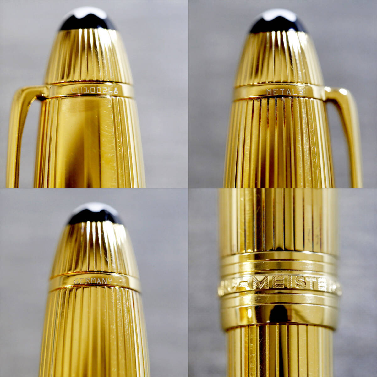 レア美品 絶版品】モンブラン 万年筆 1465 バーメイル ソリテール