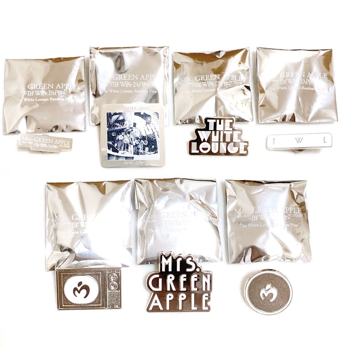 Mrs GREEN APPLE ミセス ホワイトラウンジ ピンズ ピンバッジ｜Yahoo