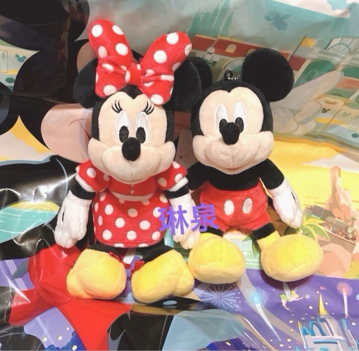 東京ディズニーリゾート ミッキー ぬいぐるみバッジ ミニー ぬいぐるみ