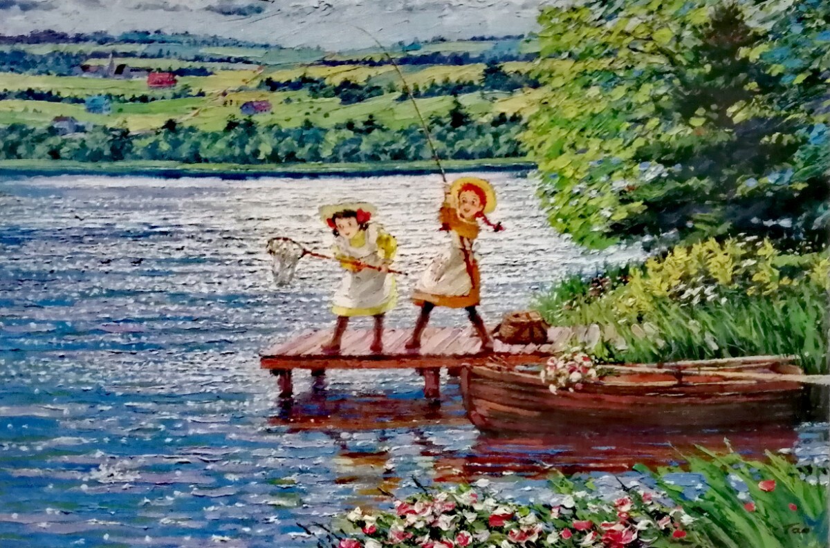 新品＆レア】ジグソーパズル赤毛のアン果樹園1000ピ-ス 人気柄 希少品 【